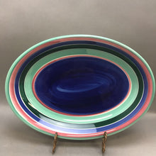 Load image into Gallery viewer, Pier 1 Glazed Oval Serving Platter (16&quot; x 11&quot; x 3.5&quot;)
