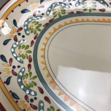 Load image into Gallery viewer, Bobby Flay Sevilla Oval Platter/Bread Tray Spanish Style, Hand Painted (16x7)
