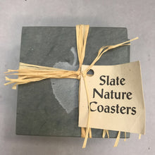 Load image into Gallery viewer, Slate Nature Coaster Set of 4 (3.75&quot;)
