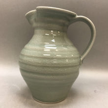 Load image into Gallery viewer, Simon Pearce Belmont Sage Green Pitcher (~7.5&quot;)
