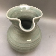 Load image into Gallery viewer, Simon Pearce Belmont Sage Green Pitcher (~7.5&quot;)
