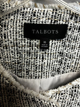 Load image into Gallery viewer, Size 16 Talbots Tweed Blazer
