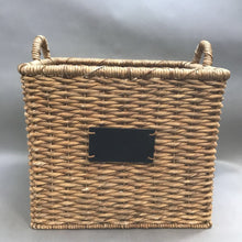 Load image into Gallery viewer, Large Wicker Rope Laundry / Storage Basket (18&quot; x 16&quot; x15&quot;)
