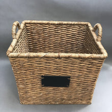 Load image into Gallery viewer, Large Wicker Rope Laundry / Storage Basket (18&quot; x 16&quot; x15&quot;)
