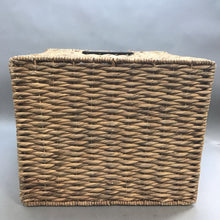 Load image into Gallery viewer, Large Wicker Rope Laundry / Storage Basket (18&quot; x 16&quot; x15&quot;)
