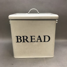 Load image into Gallery viewer, Metal Covered Bread Storage Box w Handles (12&quot; x 12&quot; x 9&quot;)
