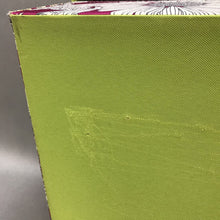 Load image into Gallery viewer, Pink &amp; Green Floral Cloth Storage Box (~6x13x13)
