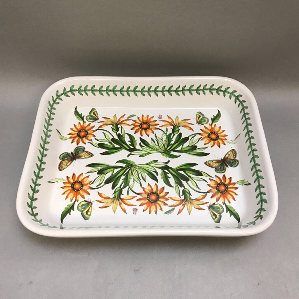 Portmeirion Botanic Garden African Daisy Lasagna Dish (9.5x12.5)