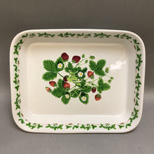 Load image into Gallery viewer, Portmeirion Pottery Summer Strawberries Baking Dish / Lasagna Dish (~12.5x9.75)
