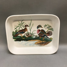 Load image into Gallery viewer, Portmeirion Birds of Britain Casserole / Lasagna Dish - Wood Duck (~12.5x9.75)
