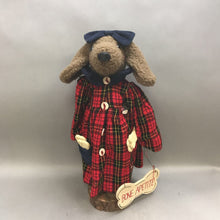 Load image into Gallery viewer, Vintage Dog Stuffed Animal Bone Apetite (20&quot;)

