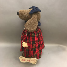 Load image into Gallery viewer, Vintage Dog Stuffed Animal Bone Apetite (20&quot;)
