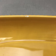 Load image into Gallery viewer, Crate &amp; Barrel / Barbara Eigen Canoe Server, Yellow Bowl (~21&quot;)
