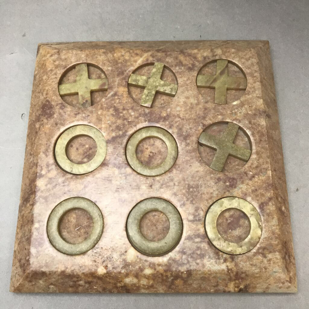 Stone Tic Tac Toe Board (7.5