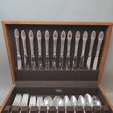 Load image into Gallery viewer, Rogers Bros. Silverplate Flatware Set, &quot;First Love&quot; (79pc, Service for 12)
