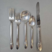 Load image into Gallery viewer, Rogers Bros. Silverplate Flatware Set, &quot;First Love&quot; (79pc, Service for 12)
