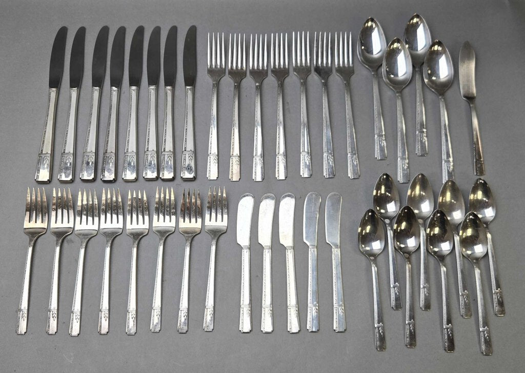 Oneida Grenoble Silverplate Flatware Set (41pc)