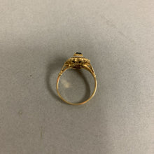 Load image into Gallery viewer, 18K Gold Spinel Ring As-Is sz 5.5 (3.1g)
