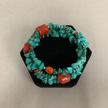 Load image into Gallery viewer, Carolyn Pollack Relios Turquoise Coral Coil Bracelet
