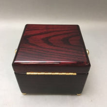 Load image into Gallery viewer, Howard Miller Desk Clock in Lacquer Box Loyal Member 15 Years (4x5x5)
