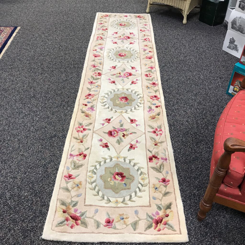 Rose / Pink Runner Rug (117x28)