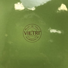 Load image into Gallery viewer, Vietri Yellow Green Plate Handcrafted Cucina Fresca Italy Terracotta (12&quot;)
