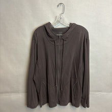 Load image into Gallery viewer, 2pc Set Eileen Fisher Brown Cotton Zip-Up Sweatsuit Size 1X/XL
