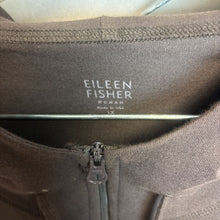 Load image into Gallery viewer, 2pc Set Eileen Fisher Brown Cotton Zip-Up Sweatsuit Size 1X/XL
