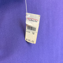 Load image into Gallery viewer, Papell Too Purple 100% Silk Dress Shirt Size 16
