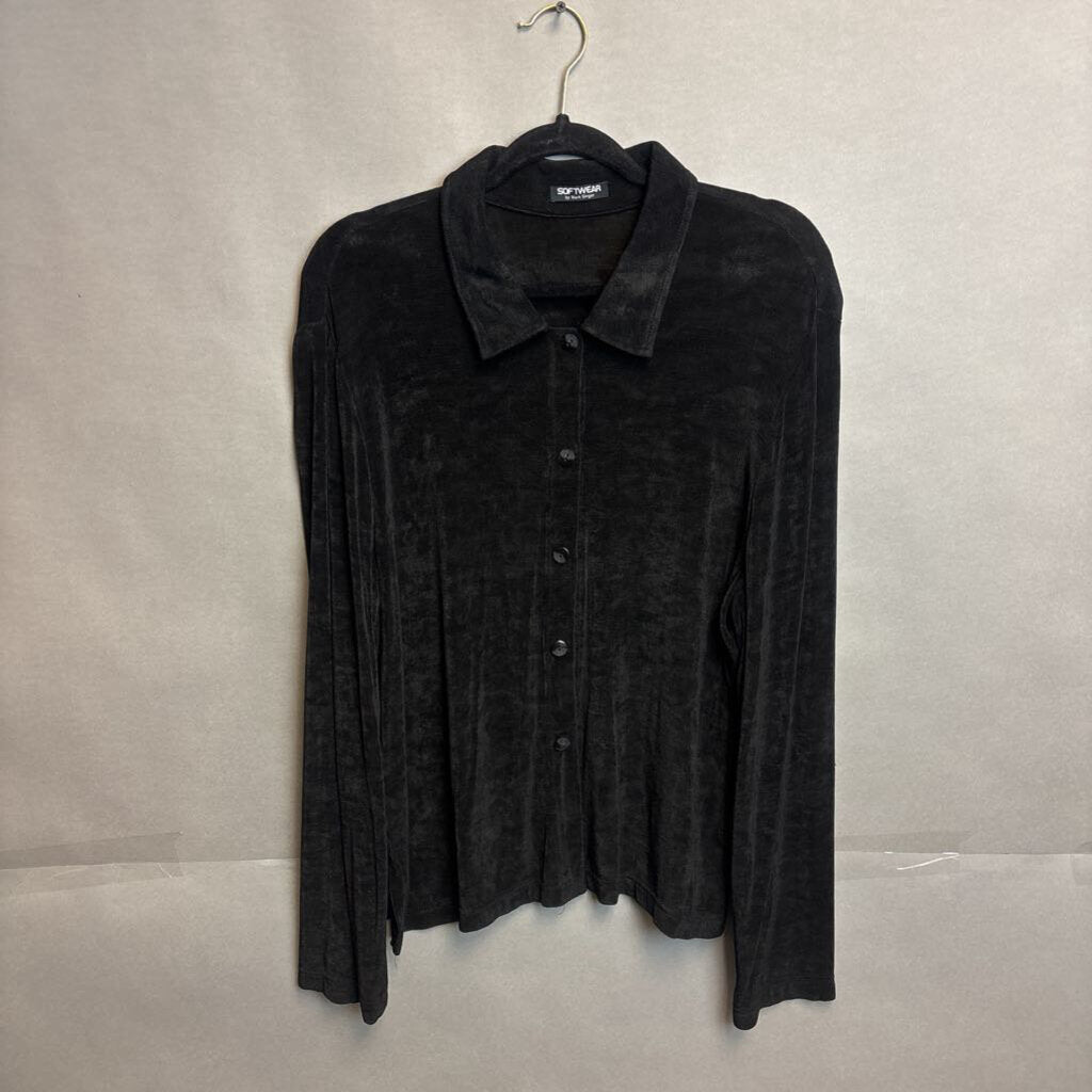 2pc Set Softwear Black Shirt and Pant Set Size XL/XL