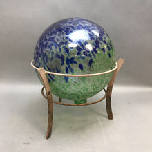 Load image into Gallery viewer, Gazing Ball 10&quot; on Metal Stand (15&quot; Tall)
