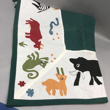 Load image into Gallery viewer, Noah&#39;s Ark Quilt Trim Table Cloth (60&quot; x 60&quot;)
