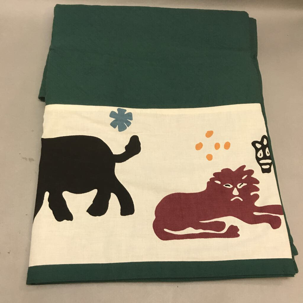 Noah's Ark Quilt Trim Table Cloth (60