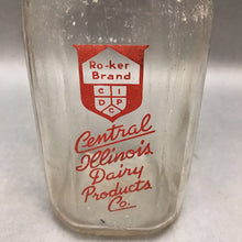 Load image into Gallery viewer, Central Illinois Dairy Products Co Cream Top Milk Bottle Quart
