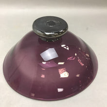 Load image into Gallery viewer, Blown Art Glass Footed Bowl Purple (8.5&quot; x 4&quot;))
