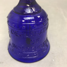 Load image into Gallery viewer, Cobalt Blue Glass Bell (6&quot;)
