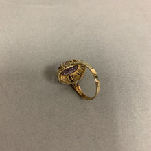 Load image into Gallery viewer, 8K Gold Amethyst Ring sz 6.5 (2.6g)
