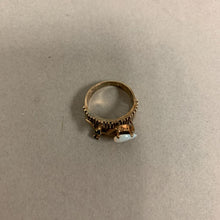 Load image into Gallery viewer, 14K Gold Opal Sapphire Ring sz 5.5 (3.1g)
