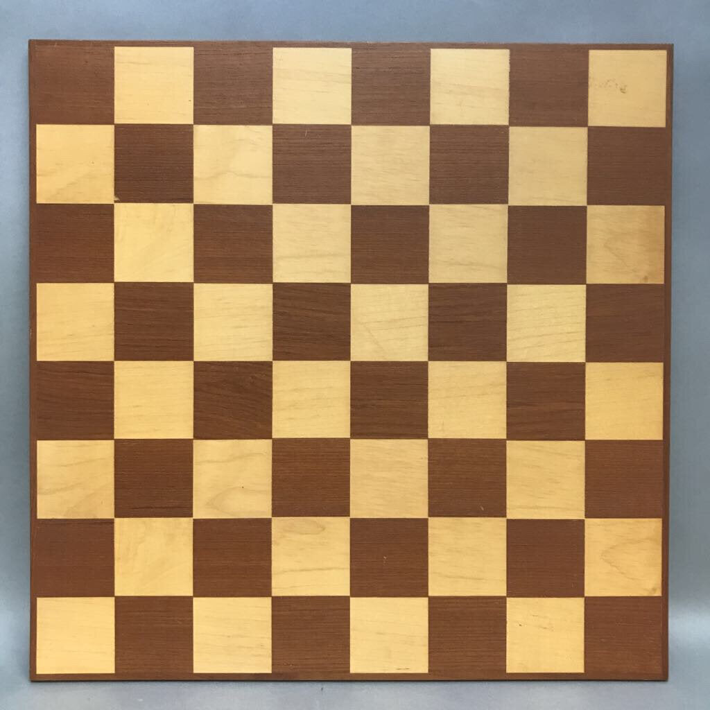 Wooden Chess/Checker Board (17.75x17.75)