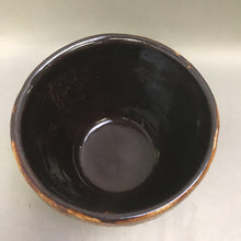 Load image into Gallery viewer, Vintage Robinson Ransbottom Pottery Sun Moon Brown Green Drip Glaze Planter (5&quot;)(As Is)
