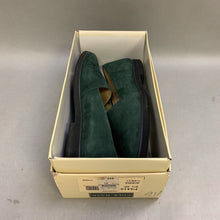 Load image into Gallery viewer, Cole Haan Forest Green Suede Monogram Flats (sz 9.5)
