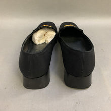 Load image into Gallery viewer, Ralph Lauren Black Embroidered Monogram Flats (sz 9.5)
