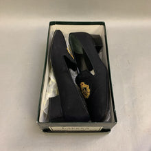 Load image into Gallery viewer, Ralph Lauren Black Embroidered Monogram Flats (sz 9.5)
