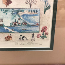 Load image into Gallery viewer, Framed Door County Watercolor - Sandra Peterson (21.5x15.5)
