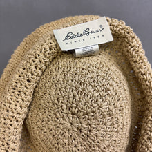 Load image into Gallery viewer, Eddie Bauer Tan Straw Hat Size OS
