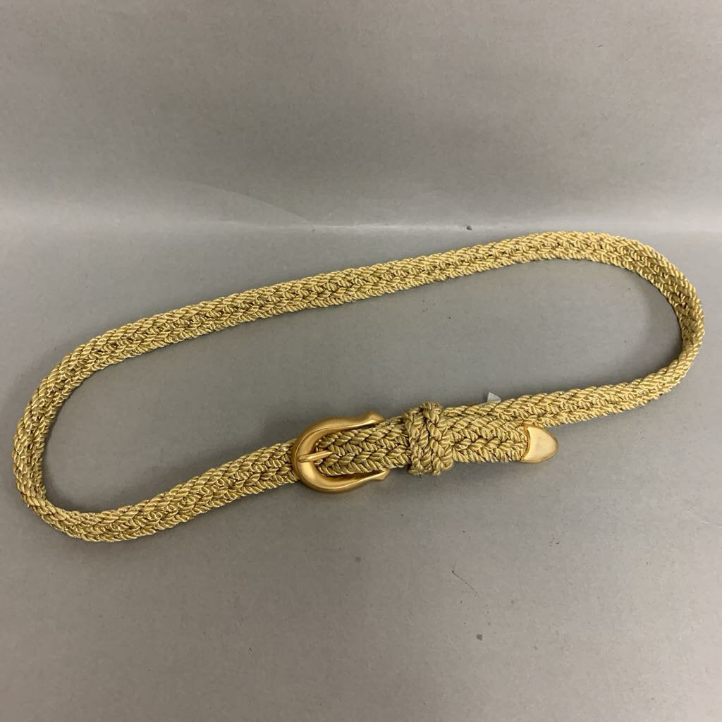 Vintage Liz Claiborne Gold Woven Belt sz L