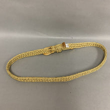 Load image into Gallery viewer, Vintage Liz Claiborne Gold Woven Belt sz L
