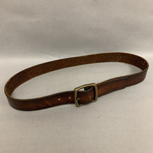 Load image into Gallery viewer, Vintage Eddie Bauer Dark Brown Leather Belt sz 38
