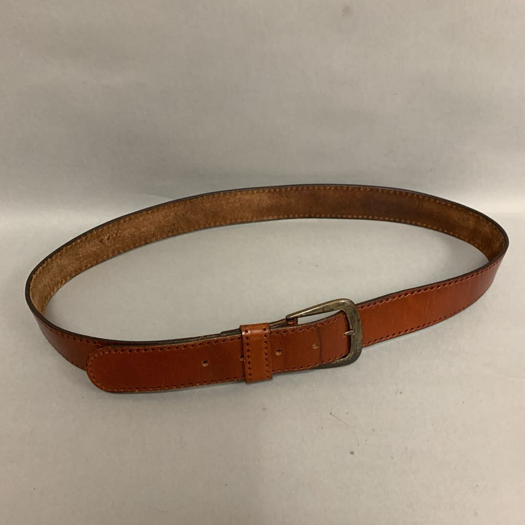 Vintage Latigo Brown Leather Belt sz 38
