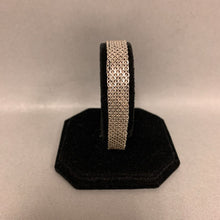 Load image into Gallery viewer, Italian Sterling Mesh Chain Bracelet As-Is (8&quot;)
